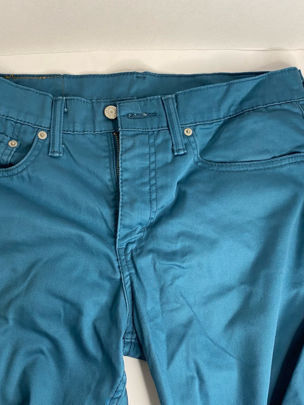 Levi's Men's Skinny Jeans Teal Blue